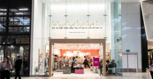 Glass Shopfront in Mall